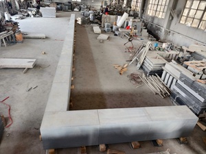 Bancos de piedra de granito pulido de granito irregular G303 para diseño de paisaje adecuado para jardines, parques y patios - Product Image 5