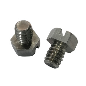 Perno hexagonal ranurado y perforado personalizado de acero inoxidable, tornillo no estándar, herrajes OEM - Product Image 3