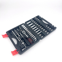 Ensemble d'outils de réparation professionnels de 50 pièces pour usage domestique comprenant une faucille dans un boîtier de protection en aluminium Outils automobiles par mécanicien