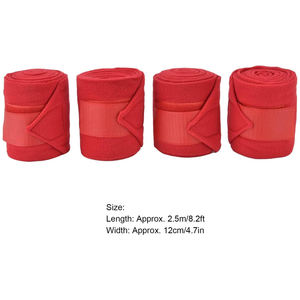 Vendas para Caballos con Colores Personalizados, Se Acepta Logotipo Personalizado, Accesorios Clásicos para Deportes Ecuestres, Envolturas para Patas de Caballos - Product Image 1