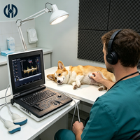 Échographe Doppler Couleur Professionnel pour Animaux, Appareil d'Échographie Vétérinaire pour Cliniques d'Animaux de Petite et Grande Taille