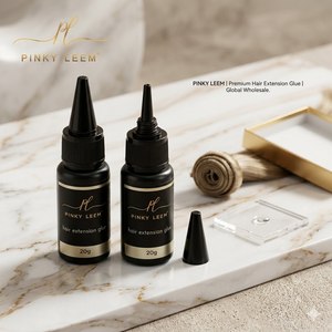 กาวติดผมยูวี Pinky Leem Private label 20 กรัม กาวติดผมยึดติดแน่น กันน้ำ กาวต่อผม กาวต่อผมแบบลูกไม้ - Product Image 1