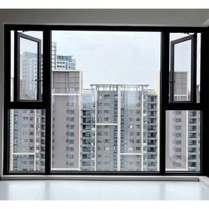 หน้าต่างบานเปิดแบบไร้กรอบแนวตั้งอะลูมิเนียม SJUMBO Triple Panel Slim Frame สำหรับอพาร์ตเมนต์ - Product Image 4