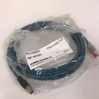 Câble Ethernet KEYENCE OP-87231 5m compatible NFPA79, câble réseau industriel M12 vers RJ45 pour lecteur de code SR-X, vente en gros