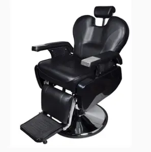 2021发廊椅子沙龙家具制造商复古黑色美女价格好男士理发椅
