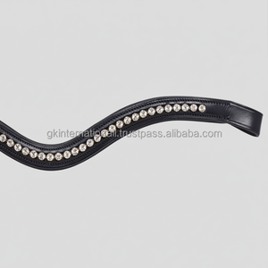 ชุดเดรส Equine brow พร้อมแถบคิ้วหนังรูปม้าดีไซน์โค้งมีประกายระยิบระยับ - Product Image 1