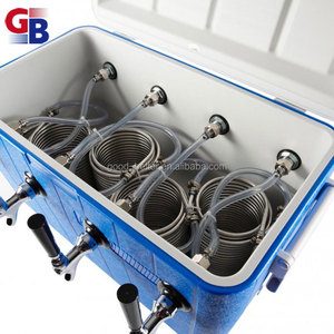 GB1110108ร้อนขายพลาสติก40L เบียร์ระบายความร้อน <span class=keywords><strong>Jockey</strong></span> กล่องที่มีสี่ก๊อก - Product Image 2