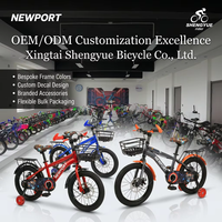 Vélo de montagne pour enfants SY 12 pouces, nouveau style personnalisé, prix de gros OEM ODM, style BMX, avec roues d'apprentissage