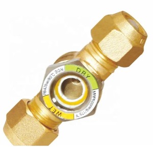 Vanne à boisseau sphérique en laiton pour réfrigération série LQF HBC 1-1/8" HBC-28 avec port de charge et d'inspection pour pièces de réfrigérateur - Product Image 4