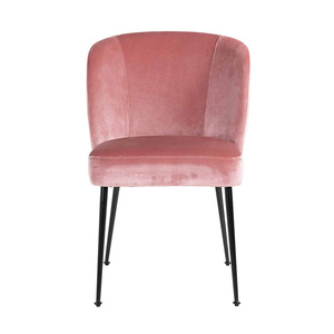Chaise <span class=keywords><strong>de</strong></span> salle à manger en tissu, vente en gros, Design nordique, velours moderne, luxe, Restaurant, chaises <span class=keywords><strong>de</strong></span> salle à manger en métal avec pieds en métal - Product Image 4