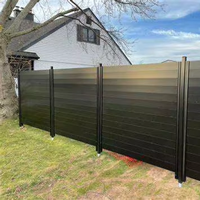Nouveau design de matériau de décoration, clôture décorative en aluminium pour extérieur, panneaux de clôture en métal pour jardin, clôture d'intimité