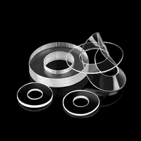 M2 M2.5 M3 M4 M5 M6 M8 M10 M12 Rondelle plate transparente en plastique Rondelle fine en silicone transparente Rondelle en caoutchouc souple Joint torique Joint en PVC