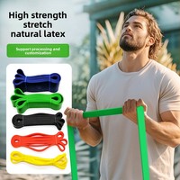 Bandas de Resistencia de Látex Premium, Bandas Elásticas Gruesas de Alta Elasticidad para Yoga, Fitness, Entrenamiento de Espalda y Dominadas para Hombres y Mujeres
