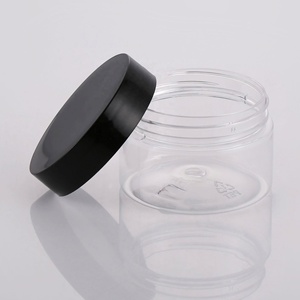 16oz 500ml Transparent PET <b>Plastic</b> Cosmetic Jars Empty Body Scrub <b>Container</b> Nutrition Powder Candy Cookie Sugar Capacity 150ml - Product Image 3