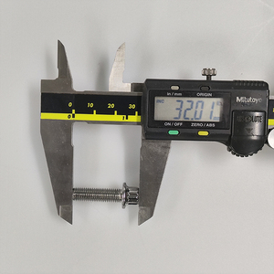 Perno de cubo de rueda de acero al carbono de 12 ángulos M7 * 24 M6 M7 M8 12 superficie de brida de ángulo perno niquelado perno de rueda de 12 puntos - Product Image 5