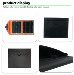 Sac à dos solaire Fullsun, best-seller, avec panneau solaire pliable intégré pour charger les appareils. - Product Image 2