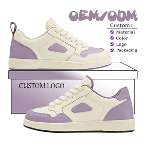 Scarpe Personalizzate OEM/ODM di Alta Qualità con Basso MOQ, Design Originale, Sneaker in Pelle per Uomo, Supporto per Logo Personalizzato - Product Image 4