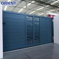 Gerbang Ayun Aluminium Desain Privasi Pintu Gerbang Aluminium Sistem Tahan Air Profil Aluminium Kit Gerbang Aluminium untuk Dijual