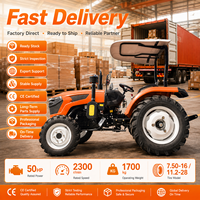 Tracteur FULCORE avec service après-vente complet, sorties hydrauliques doubles en option, prise de force à double vitesse pour la culture, tracteur 4x4