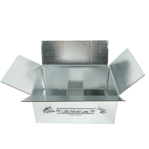Scatola Termica in Cartone e Alluminio per Spedizione di Pesce, Carne, Verdura, Frutta e Alimenti Congelati - Product Image 3