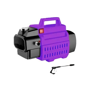 Portable Car Washer Home Pressure Washer 2200W Powerful Cleaning Car Air Conditioner Spray Water Gun Adjustable Car Washer