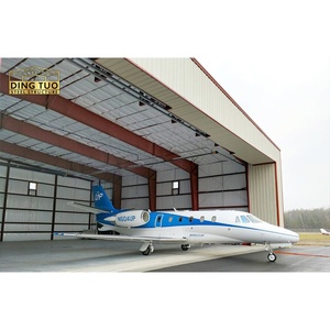 Hangar en <span class=keywords><strong>acier</strong></span> préfabriqué de haute durabilité pour avions, conception et production personnelles précieuses - Product Image 1