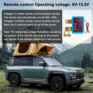 Interrupteur de déconnexion de batterie à commande à distance 12V 240A, coupure automatique pour voiture, camion, camping-car - Product Image 3