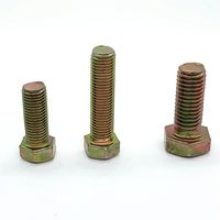 Promo Jual Mur dan Baut Hex Bolt Hex Nut DIN933 DIN931 Permukaan ZINC Grade 4.8