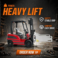 Large Tonnage 3.5-Ton Forklift with Heavy Bale Clamp 40mm Integral Cast Steel Arms Suitable for Port Large Waste Paper Bales