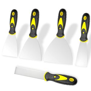 Professional High Quality Durable Drywall Spatula OEM Customizable Hot Selling Stainless Steel Putty Knife Rubber Wall Repair - Product Image 1