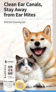 Gel nettoyant pour oreilles d'animaux USMILEPET, liquide pour le lavage des oreilles des chiens et des chats, élimine le cérumen et élimine les acariens des oreilles, nettoyant pour les soins des oreilles des animaux - Product Image 6