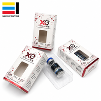 Boîte d'emballage pour flacon en verre de 3 ml, impression couleur intégrale, avec insert en blister PET