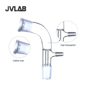Tubo de Recepción al Vacío para Destilación de Vidrio Borosilicato, Tubo de Cuerno, Boca de Rosca Kirschner, <span class=keywords><strong>75</strong></span> Grados, Forma de Y, Universal, OEM - Product Image 4