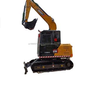 Excavadora Sany Sy 75C, Máquina de Construcción Hidráulica China, Usada, con Motor Cat Disponible, Precio Económico, Gran Eficiencia - Product Image 1
