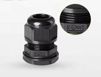 Presse-étoupe M12 étanche IP68 de haute qualité en nylon PA66, filetage métrique, usage industriel, certifié CE, résistant aux températures jusqu'à -40°C