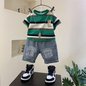 Annshine Fashion 2026 Nuovo Set Estivo Trendy per Bambini, Stile <span class=keywords><strong>Bad</strong></span> <span class=keywords><strong>Boy</strong></span>, Abbigliamento Hip e Alla Moda per Piccoli Eleganti - Product Image 3