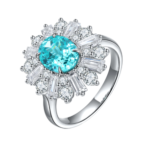 Anillo de Plata de Ley 925 con Baño de Rodio y Amatista Natural de Corte Ovalado, Moderno, Venta al por Mayor de Fábrica, para Mujer, Boda, Compromiso, Fiesta - Product Image 1