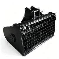Godet mélangeur de béton hydraulique pour mini-excavatrice et chargeuse compacte 200L 300L 1000L
