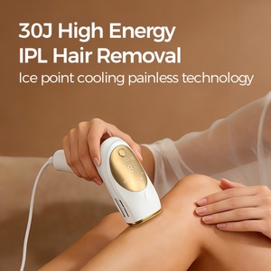 Máquina Profesional de Depilación IPL con Sensor de Tono de Piel, Enfriamiento por Hielo, <span class=keywords><strong>Depiladora</strong></span> Permanente e Indolora para Uso Doméstico, Dispositivo de Depilación Láser IPL - Product Image 1