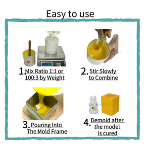 Goldblrtv 2 — moules à cire en Silicone liquide, pour bougies faits à la main/décoratifs, platine, Diy bricolage - Product Image 6