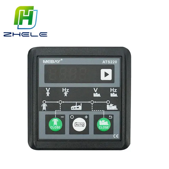 Hot Selling Generator Teil Aggregat LED-Anzeige Automatischer Übertragungs schalter ATS Controller Panel ATS220 Dual Power Controller