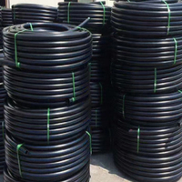 Tuyau d'irrigation en HDPE PE100 PN16 DN32 à DN150, longueur 1000 m, pour l'approvisionnement en eau agricole