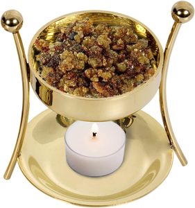 Quemador de incienso de latón para Yoga y meditación Fragancia para el hogar y purificador de aire Difusor de aromaterapia de metal para decoración de habitación - Product Image 2