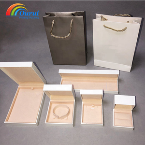 Factory Wholesale Custom White Paper Jewelry <b>Box</b> With Logo For Ring Bracelet Pendant Necklace <b>Earring</b>,Jewelry <b>Gift</b> <b>Box</b> for Woman - Product Image 1
