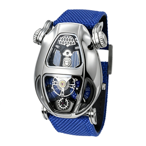 Montre Sport Homme Luxe Thème Serpent 3D Personnalisable avec Logo, Boîtier Tonneau en Acier Inoxydable, Bracelet Nylon, Réserve de Marche, MOQ 10 pièces - Product Image 6