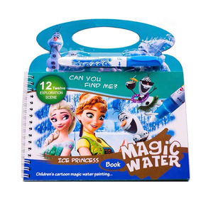 Carte éducative Mots Apprentissage Livre aquarelle pour enfants - Product Image 3