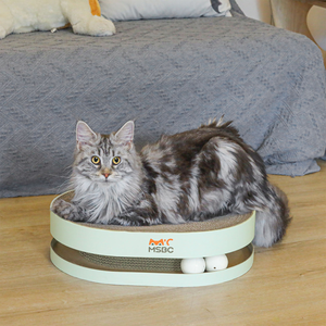 Bestseller Pet Products 2025 Katzen spielzeug Cat <span class=keywords><strong>Scratcher</strong></span> mit Spielball aus Papier Umwelt freundliche Kratz bäume & <span class=keywords><strong>Scratcher</strong></span> - Product Image 2