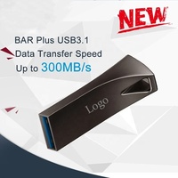 Mémoire d'origine Usb Mini clé USB en métal 3.0 256GB 16GB 32GB 64GB 128GB USB 3.1 Clés pour Samsung Bar Plus