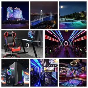 लचीला सपना रंग 5050 rgbw 4in1 उच्च उज्ज्वल 12v पता योग्य rgbw 60 <span class=keywords><strong>pixels</strong></span>/m पिक्सेल नेतृत्व वाली पट्टी प्रकाश बाहरी सजावट के लिए - Product Image 3