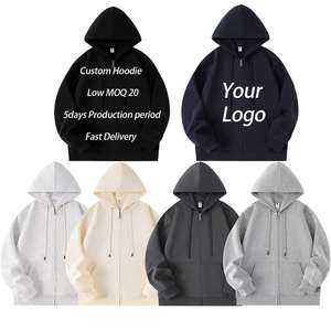 <span class=keywords><strong>Felpa</strong></span> Pullover da <span class=keywords><strong>Uomo</strong></span> Personalizzata <span class=keywords><strong>con</strong></span> <span class=keywords><strong>Cappuccio</strong></span> e Maniche Lunghe in Tessuto a Maglia 300 Gsm Stile Casual <span class=keywords><strong>con</strong></span> Mezza Zip Invernale - Product Image 1